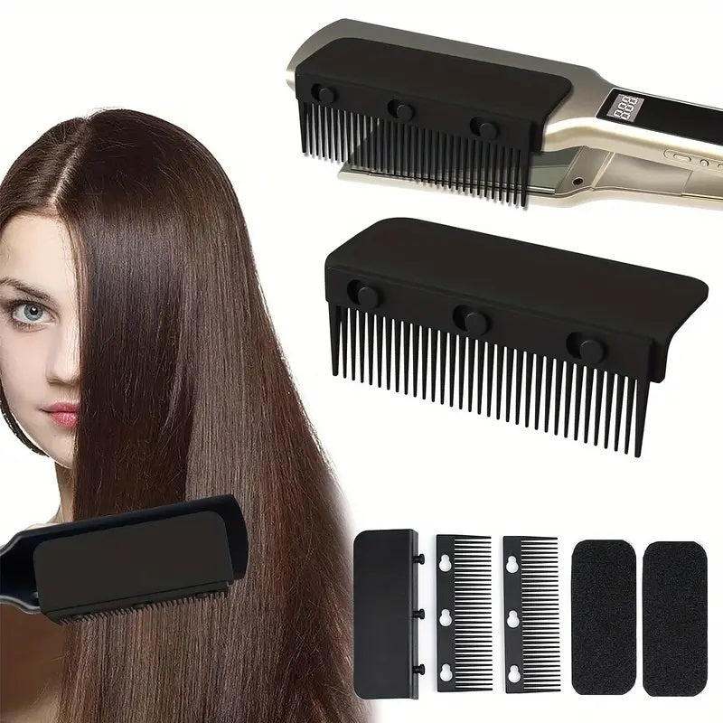 Flat iron comb best sale