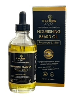 Men's Nourishing Beard Oil - Premium Quality | Rosemary & Mint - 4 oz.