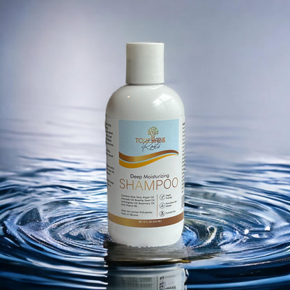 Touchable Roots Deep Moisturizing Oil-Infused Shampoo | Intense Hydration for All Hair Types | Infused with Natural Oils | For Sensitive Scalp | 8 oz.