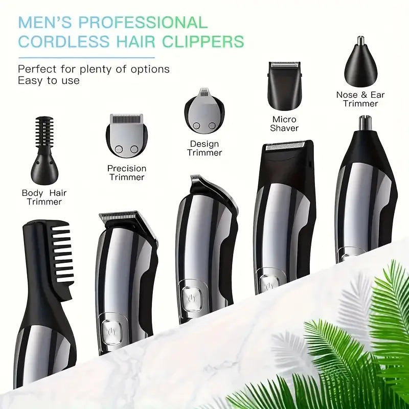 Beard Trimmer - Electric Shaver | 18 in 1 Super Grooming Kit | USB Charging and Premium Lithium Battery